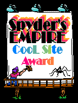 Spyder's Empire Cool Site Award